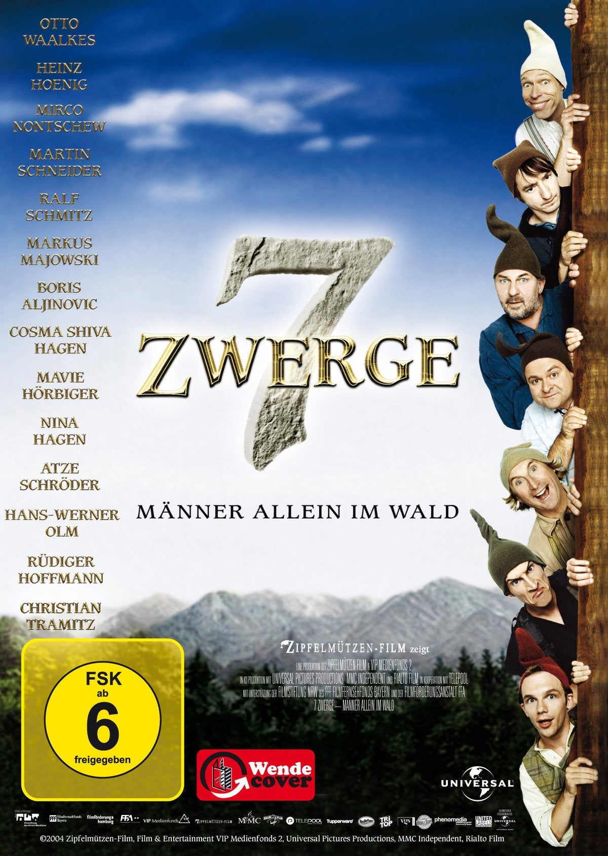 7 Zwerge – Männer allein im Wald, DVD-Cover, EAN 5050582327489